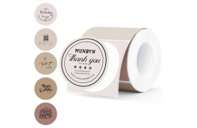 MUNBYN ΘΕΡΜΙΚΕΣ ΕΤΙΚΕΤΕΣ ΣΤΡΟΓΓΥΛΕΣ Φ 50,8mm 150ετικ. AUTUMN